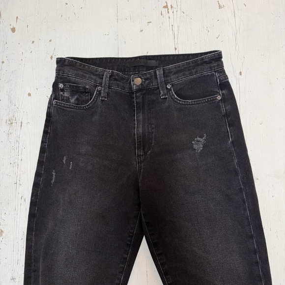 JOE's Jeans The Milla 26 High Rise Straight Leg in Faded Black Nova - Picture 4 of 14